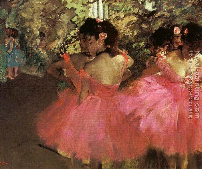 Edgar Degas : Dancers in Pink